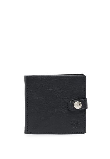 Il Bisonte logo-debossed bi-fold wallet - Schwarz