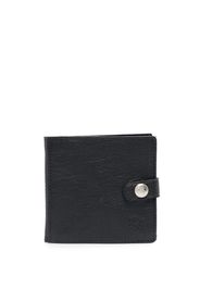 Il Bisonte logo-debossed bi-fold wallet - Schwarz