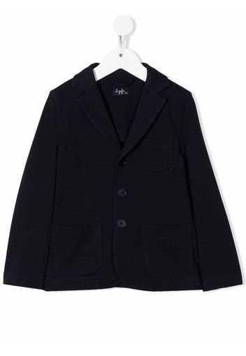 Il Gufo single-breasted cotton blazer - Blau