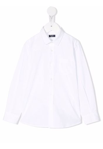 Il Gufo chest patch pocket shirt - Weiß