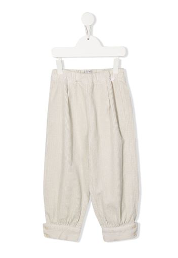 Il Gufo button-cuff trousers - Nude