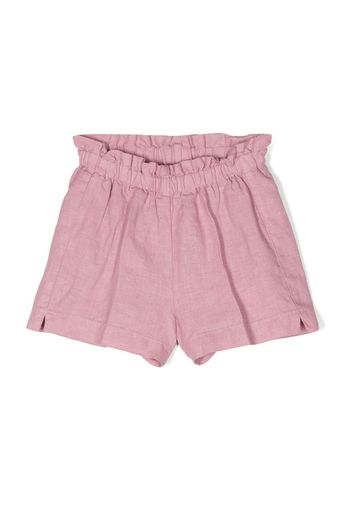 Il Gufo flared elasticated-waistband shorts - Rosa