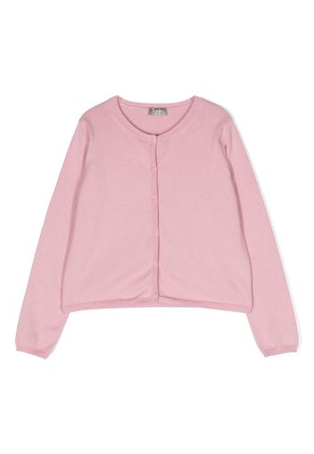 Il Gufo long-sleeve buttoned cardigan - Rosa