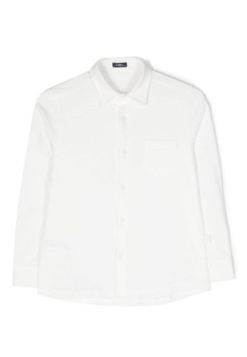 Il Gufo button-up cotton shirt - Weiß