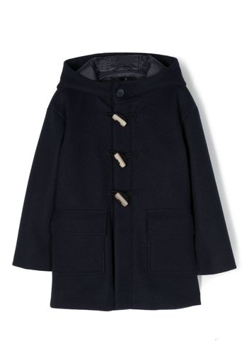 Il Gufo flap-pockets hooded coat - Blau