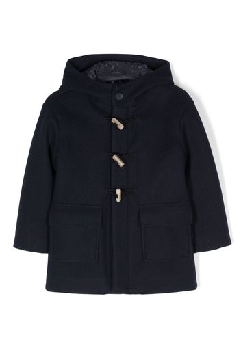 Il Gufo Montgomery hooded duffle coat - Blau