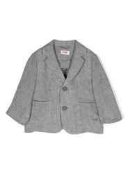 Il Gufo notched lapels buttoned blazer - Grau