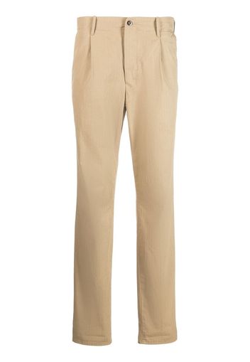 Incotex straight-leg tapered pants - Nude