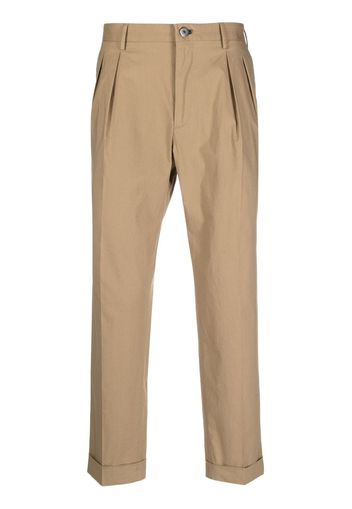 Incotex tailored cotton trousers - Nude