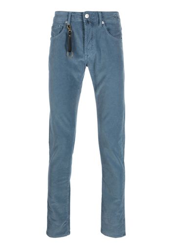Incotex tapered-leg key-pendant jeans - Blau