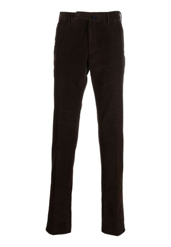 Incotex straight-leg corduroy chinos - Braun