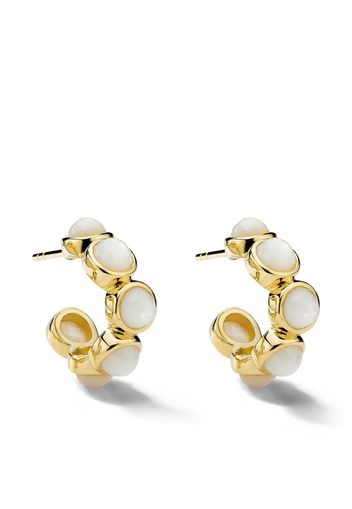 IPPOLITA 18kt yellow gold Lollipop Tiny mother-of-pearl hoop earrings