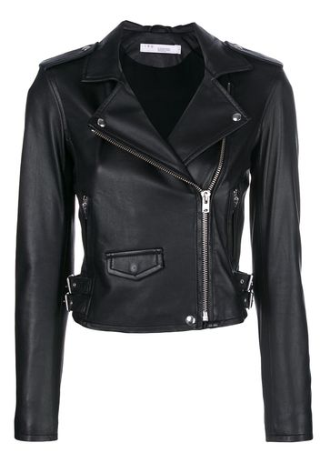 IRO Cropped-Bikerjacke - Schwarz