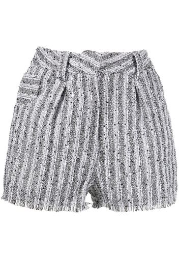 IRO Gestreifte Honza Shorts - Schwarz