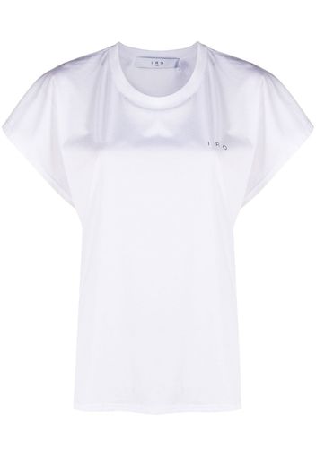 IRO logo-print cotton T-shirt - Weiß