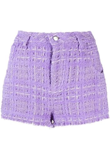 IRO Kurze Tweed-Shorts - Violett