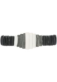 IRO ruched leather belt - Schwarz