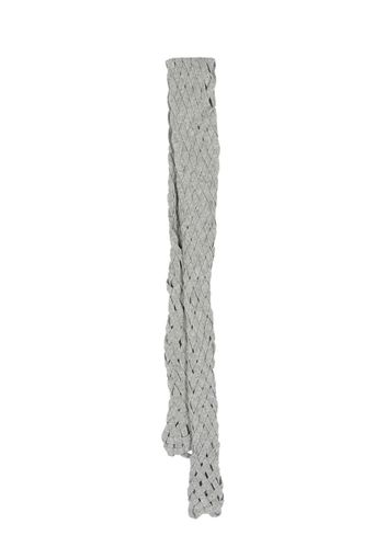 Isa Boulder interwoven knitted scarf - Grau