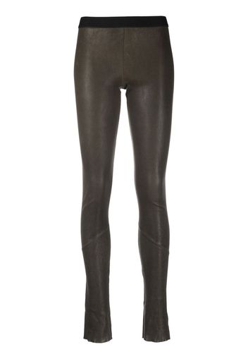 Isaac Sellam Experience Insoumise leather leggings - Braun