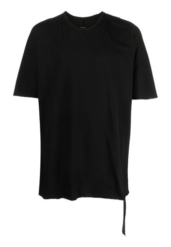 Isaac Sellam Experience logo-patch organic cotton T-shirt - Schwarz