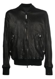 Isaac Sellam Experience zipped leather jacket - Schwarz