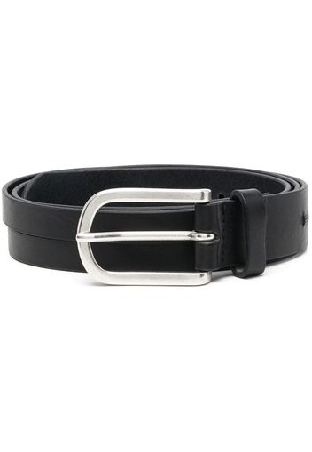 Isabel Benenato buckled leather belt - Schwarz