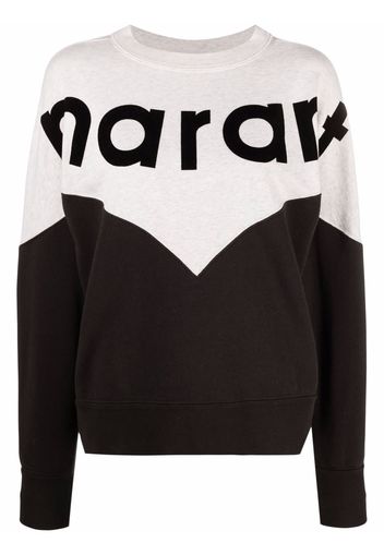 Isabel Marant Étoile Zweifarbiges Sweatshirt - Schwarz