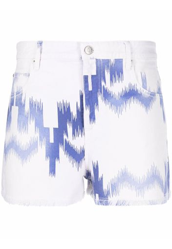 Isabel Marant Étoile Lesiao woven-print shorts - Weiß