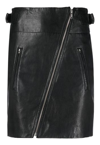 Isabel Marant Étoile high-waisted leather skirt - Schwarz