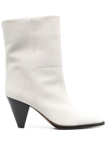 Isabel Marant Étoile suede 80mm ankle boots - Nude