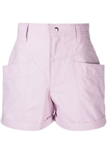 Isabel Marant Étoile high-waisted shorts - Violett