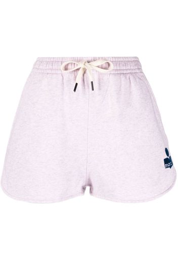 Isabel Marant Étoile logo-print shorts - Rosa