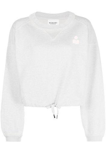 Isabel Marant Étoile cropped long sleeve jumper - Grau