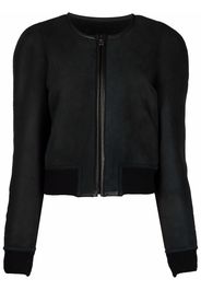 Isabel Marant Étoile Bomberjacke ohne Kragen - Schwarz