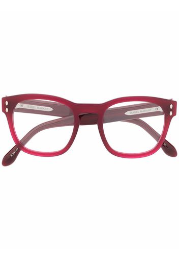 Isabel Marant Eyewear square frame glasses - Rot