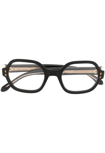 Isabel Marant Eyewear round-frame glasses - Schwarz