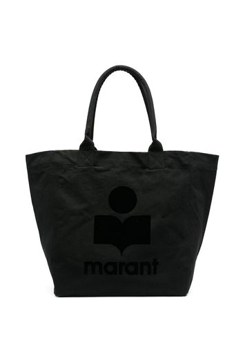 Isabel Marant Shopper mit Logo-Print - Schwarz