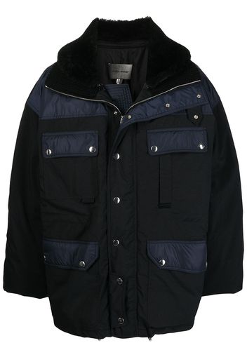 Isabel Marant two-tone padded parka coat - Schwarz