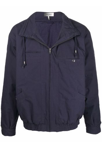 Isabel Marant high-neck zip-up jacket - Blau