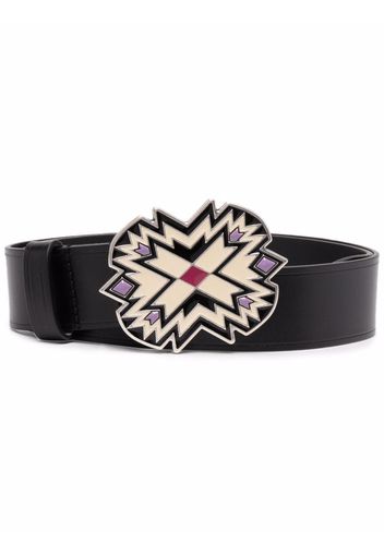 Isabel Marant decorative-buckle belt - Schwarz