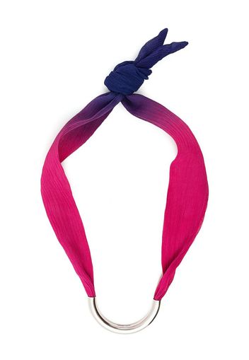 Isabel Marant gradient-design ribbon necklace - Rosa
