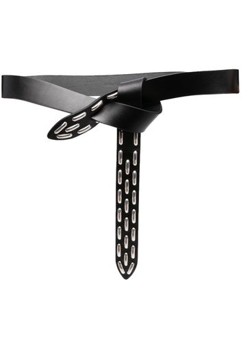 Isabel Marant Lecce knotted belt - Schwarz