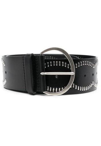 Isabel Marant rhinestone-detail 55mm belt - Schwarz