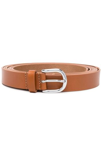 Isabel Marant buckled leather belt - Braun