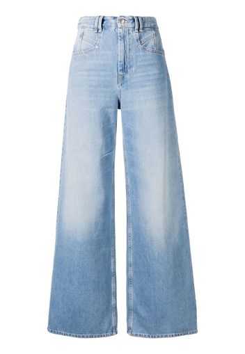 Isabel Marant Lemony wide-leg jeans - Blau