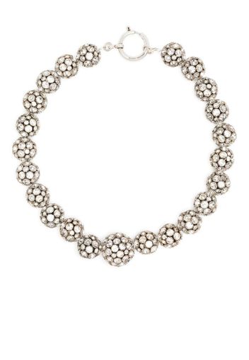 Isabel Marant crystal-embellished necklace - Silber