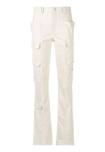 Isabel Marant slim-cut cargo trousers - Nude