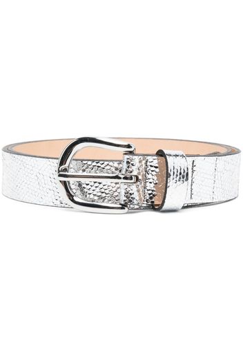 Isabel Marant metallic-effect buckle-fastening belt - Grau