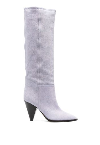 Isabel Marant Ririo 90mm knee-high boots - Violett