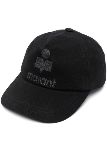 Isabel Marant embroidered logo cap - Schwarz